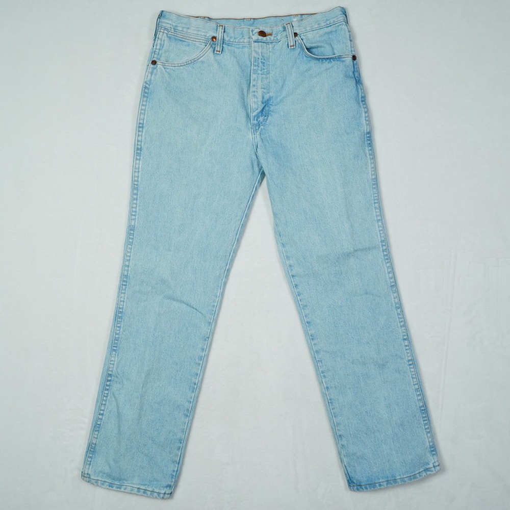 Vintage Wrangler 936GBH Cowboy Cut Light Wash Jeans Mens USA Made (Fits 30x29)